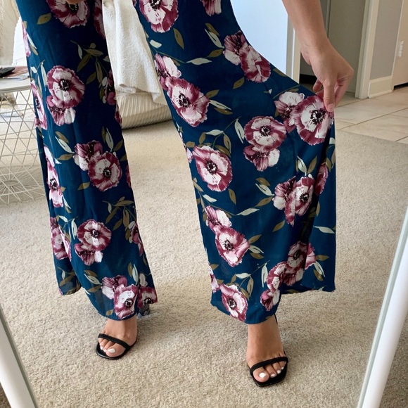 Altar’d State Bell Bottom Flowy Pants - Picture 2 of 3